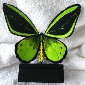 Beatiful Green Metal Butterfly